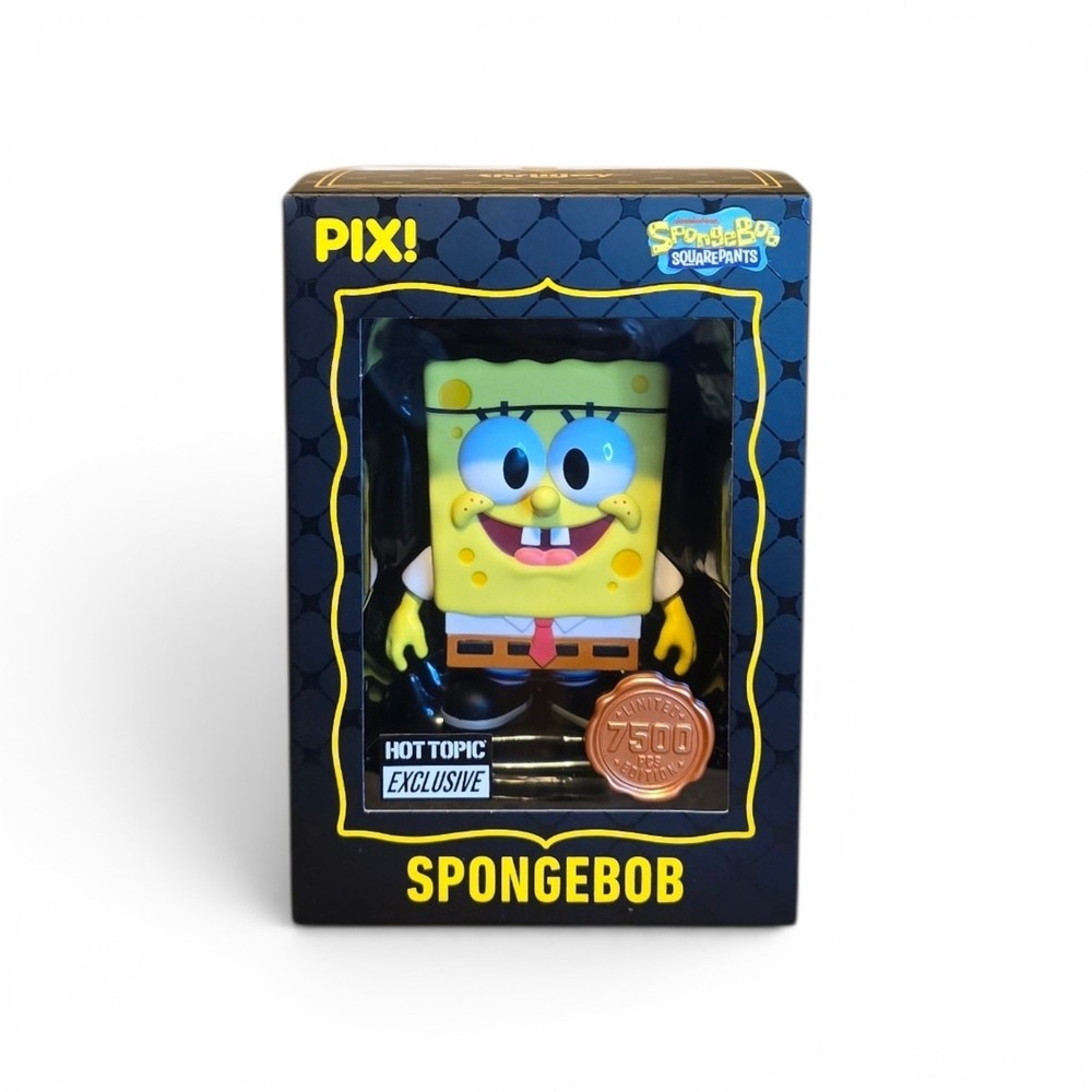 SpongeBob SquarePants PIX! Hot Topic Exclusive Limited Edition 7500 Vinyl Figure